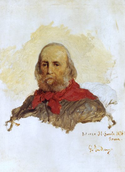 Ritratto di Garibaldi, 1876 da Domenico Induno