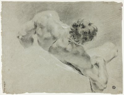 Nudo maschile visto di spalle da Domenico Maggiotto