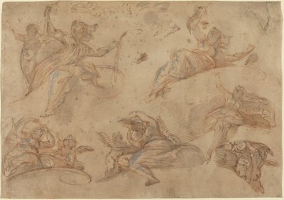 Figure Allegoriche Viste dal Basso da Domenico Maria Canuti