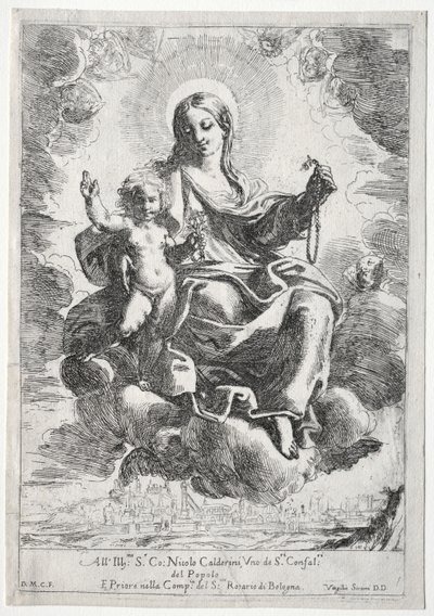 Madonna del Rosario da Domenico Maria Canuti