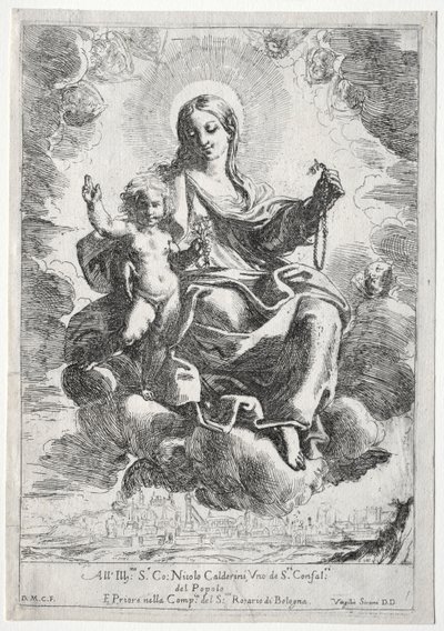 Madonna del Rosario da Domenico Maria Canuti