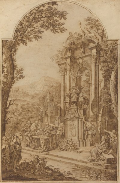 Monumento a William Chancellor Cowper da Domenico Maria Fratta