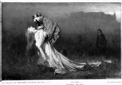 Re Lear da Domenico Morelli