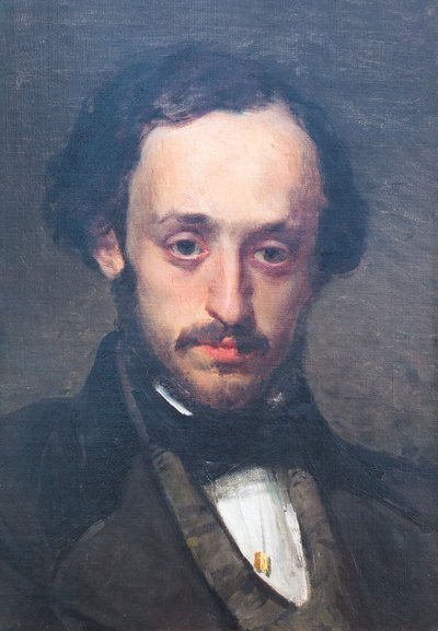 Pasquale Villari da giovane da Domenico Morelli