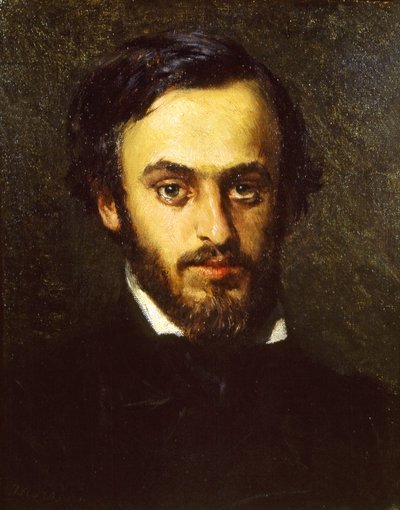 Ritratto di Emilio Villari 1836-1904, 1855-1858 da Domenico Morelli
