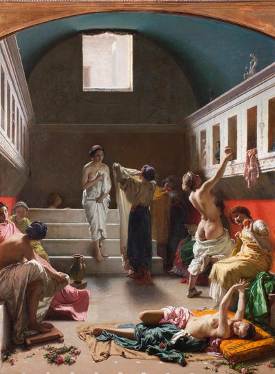 I bagni di Pompei da Domenico Morelli