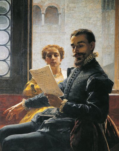 Torquato Tasso legge Gerusalemme liberata a Eleonora d