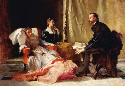 Torquato Tasso legge Gerusalemme Liberata a Eleonora d