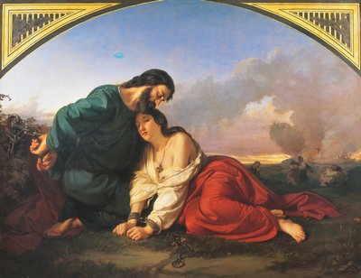 Due martiri cristiani condannati a morte da Domenico Morelli