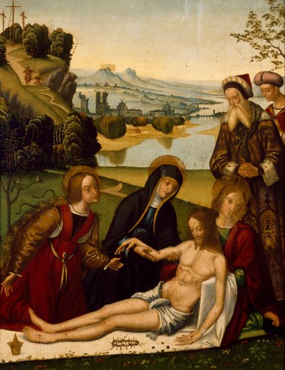 Compianto sul Cristo morto, di Domenico Panetti (ca 1460-prima del 1513) da Domenico Panetti