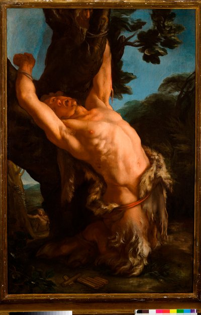 Scorticamento di Marsia, prima metà del XVIII secolo da Domenico Parodi