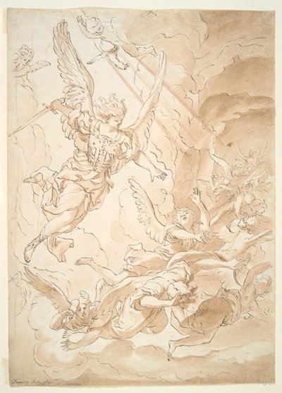 Caduta degli angeli ribelli da Domenico Piola