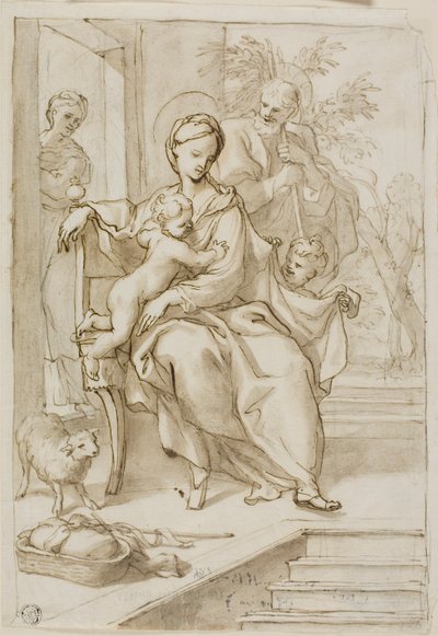 Sacra Famiglia con Sant