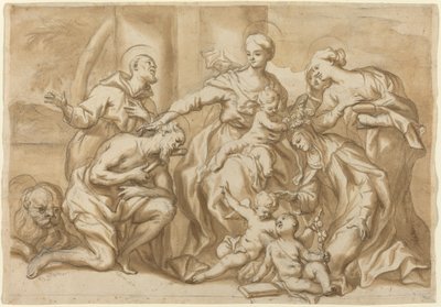 Madonna Circondata da Santi da Domenico Piola