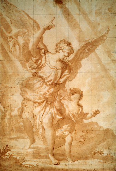 Angelo custode da Domenico Piola I