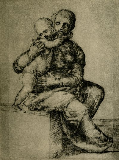 Madonna con bambino da Domenico Puligo