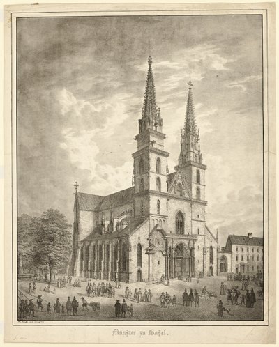 Münster a Basilea da Domenico Quaglio