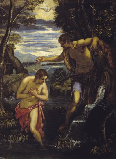 Il battesimo di Cristo da Domenico Robusti Tintoretto
