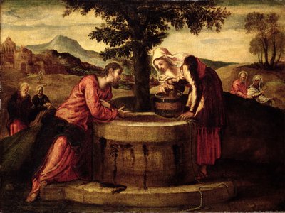 Cristo e la donna di Samaria da Domenico Robusti Tintoretto
