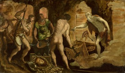 La fucina di Vulcano, circa 1544-1548 da Domenico Robusti Tintoretto
