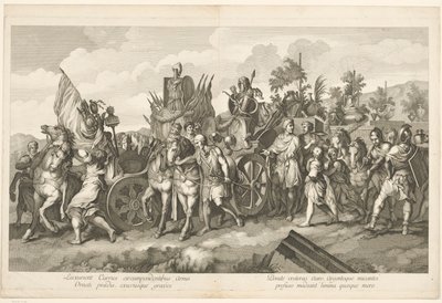 Processione militare con bottino di guerra da Domenico Rossetti