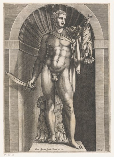 Scultura di un guerriero da Domenico Vito