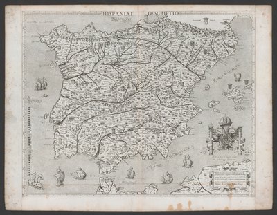 Hispaniae Descriptio de Domenico Zenoi (1560) da Domenico Zenoi