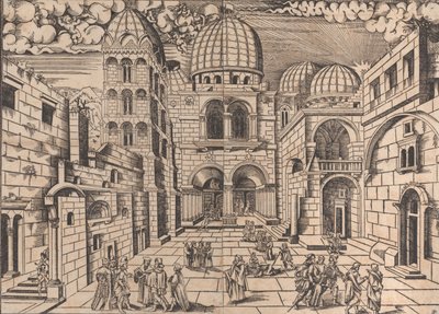 La Chiesa del Santo Sepolcro, Gerusalemme, ca. 1546 da Domenico dalle Greche