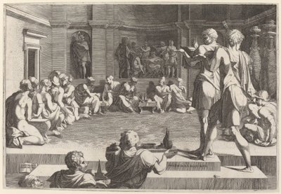 Il Banchetto di Alessandro Magno da Domenico del Barbiere after Francesco Primaticcio