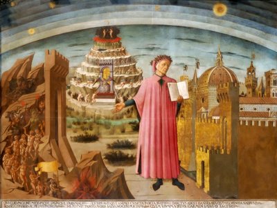 Dante e la Divina Commedia La Commedia che illumina Firenze, 1464-1465 da Domenico di Michelino