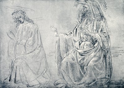 Studio di figura da Domenico school of Ghirlandaio