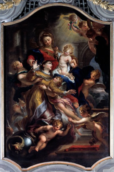 Estasi di Santa Caterina da Genova da Domenico the Elder Piola