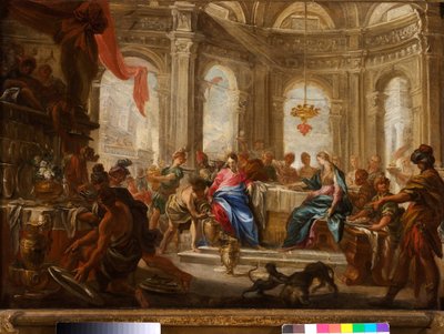 Le nozze di Cana da Domenico the Elder Piola