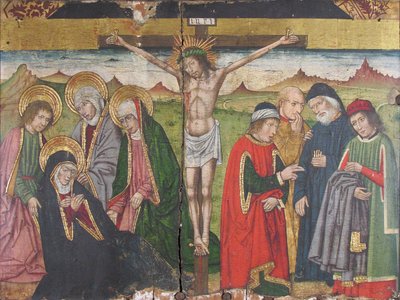 Pannello con La Crocifissione dal Retablo da Domingo Ram