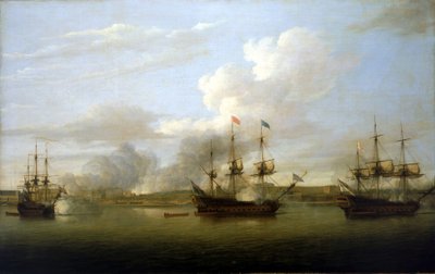 La cattura di Chandernagore, marzo 1757 da Dominic Serres