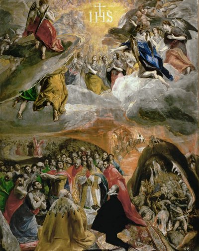 Adorazione del Santo Nome di Gesù da Dominico El Greco