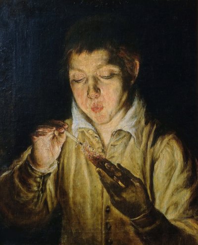 El Soplón Ragazzo che soffia su una candela, ca 1571-1572 da Dominico El Greco