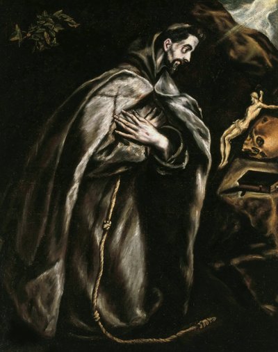 San Francesco in preghiera da Dominico El Greco
