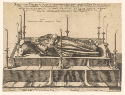 Ritratto postumo di Ferdinando II del Tirolo da Dominicus Custos (possibly)