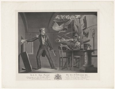 J.C.J. Van Speijk il 5 febbraio 1831 da Dominicus Franciscus du Bois