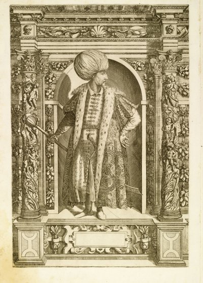 Sultano Solimano I il Magnifico, 1601 da Dominicus or Custodis Custos