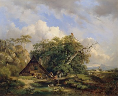 Paesaggio vicino a Gutenstein da Dominik Schufried