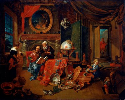 Un vecchio avaro, fine XVII secolo da Dominikus Smout