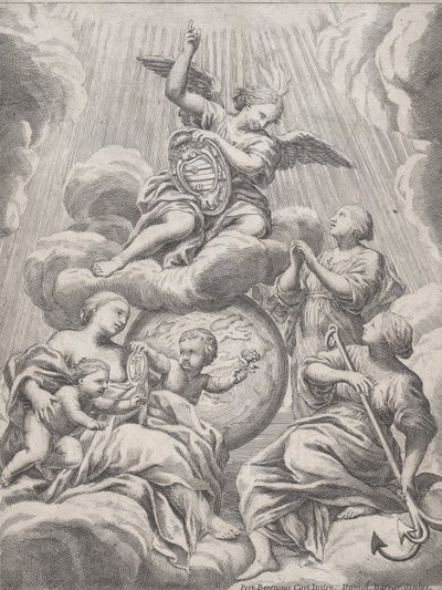 Fede, Speranza e Carità, 1630-78 da Dominique Barriere