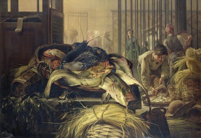 Il mercato del pesce da Dominique Henri Guifard