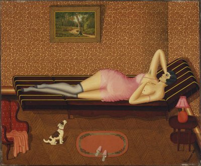 Siesta estiva Donna sdraiata, 1933 da Dominique Peyronnet
