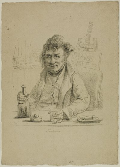 Ritratto di Lantara nel Ruolo di Joly, da Le Peintre au Cabaret da Dominique Vivant Denon