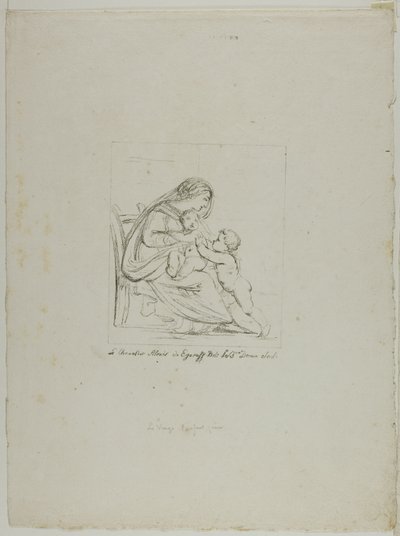 Vergine seduta da Dominique Vivant Denon
