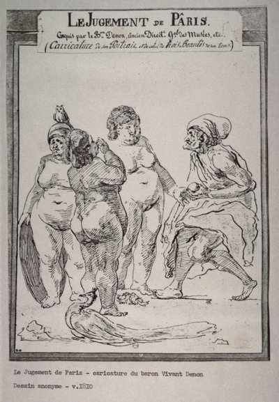 Il giudizio di Paride da Dominique Vivant Denon