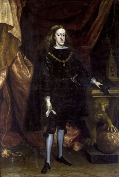 Ritratto di Carlo II di Spagna da Don Juan Carreno de Miranda